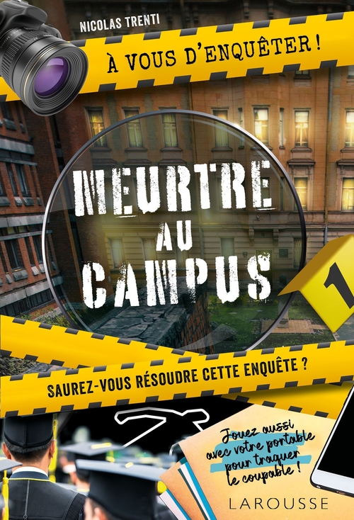 ebook cover of A vous d'enquêter- Meurtre au campus, by Nicolas Trenti