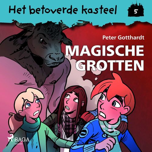 audiobook cover of Het betoverde kasteel 5 - Magische grotten, by Peter Gotthardt
