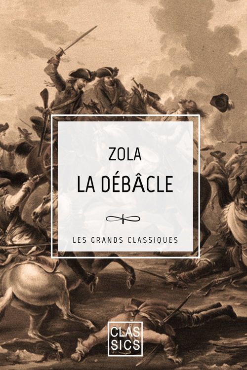 ebook cover of La débâcle, by Emile Zola
