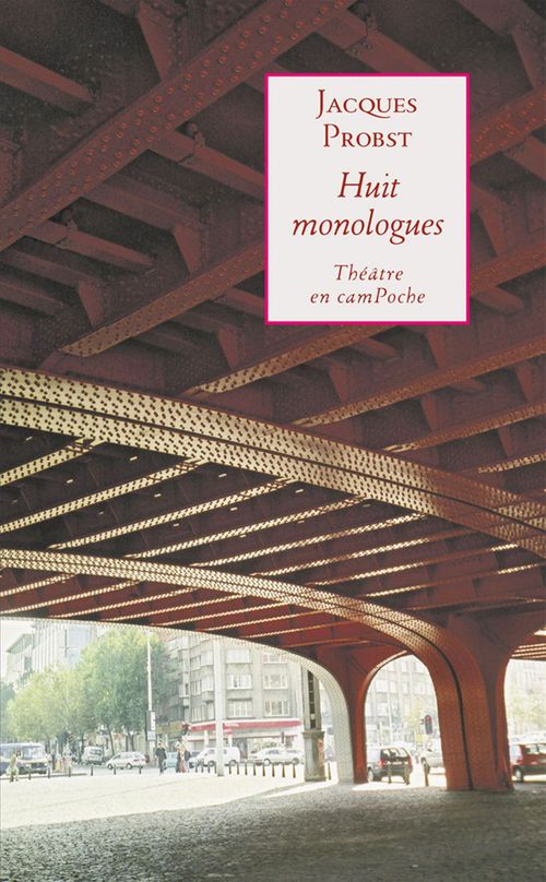 ebook cover of Huit monologues, by Jacques Probst
