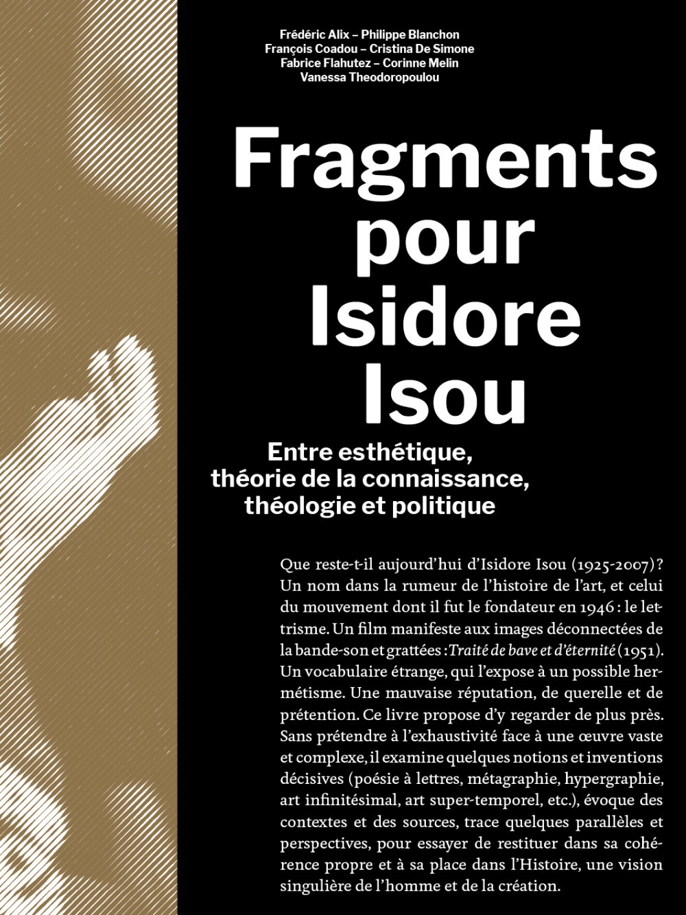 Couverture ebook de Fragments pour Isidore Isou, de Francois Coadou, Frederic Alix, Philippe Blanchon
