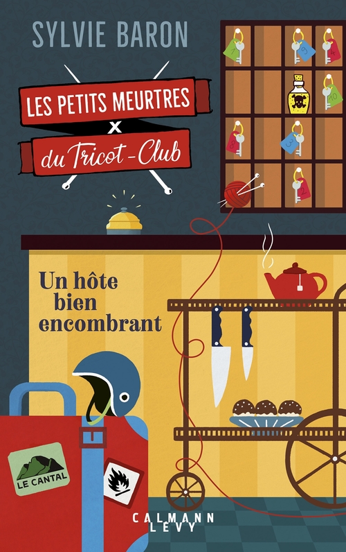 Couverture ebook de Les petits meurtres du tricot-club, tome 1 - Un hôte bien encombrant, de Sylvie Baron
