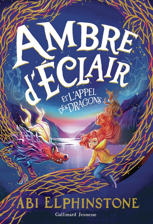 ebook cover of Ambre d'Éclair et l'appel des dragons, by Abi Elphinstone, Kristina Kister