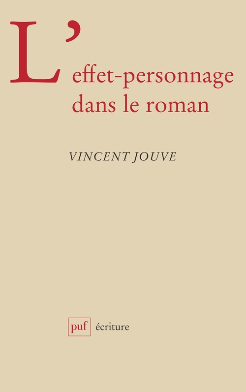 Couverture ebook de L'effet-personnage dans le roman, de Vincent Jouve