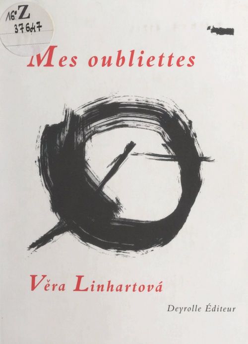 Couverture ebook de Mes oubliettes, de Vera Linhartova