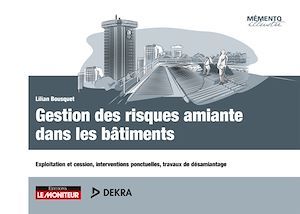 Couverture ebook de Gestion des risques amiante dans les bâtiments, de Liliane Bousquet