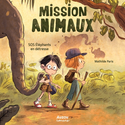 Couverture audiobook de Mission Animaux - Tome 1 - Sos éléphants en détresse, de Mathilde Paris