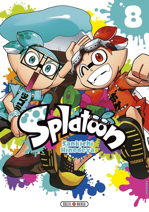 ebook cover of Splatoon T08, by Nintendo, Sankichi Hinodeya