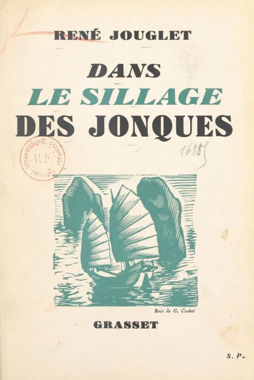 Couverture ebook de Dans le sillage des jonques, de Rene Jouglet