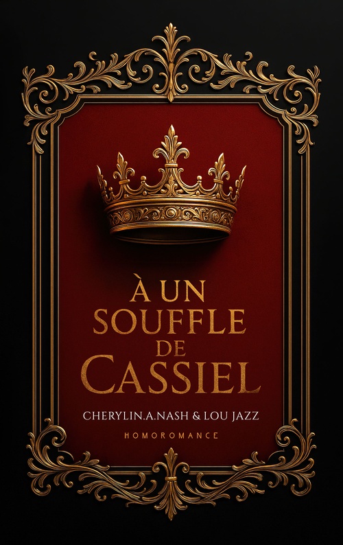 ebook cover of À un souffle de Cassiel, by Cherylin A.Nash, Homoromance Editions, Lou Jazz