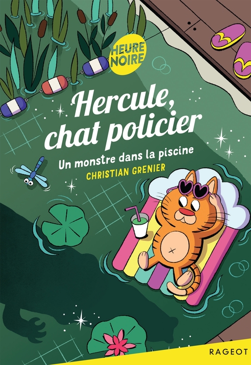 Couverture ebook de Hercule, chat policier - Un monstre dans la piscine, de Christian Grenier