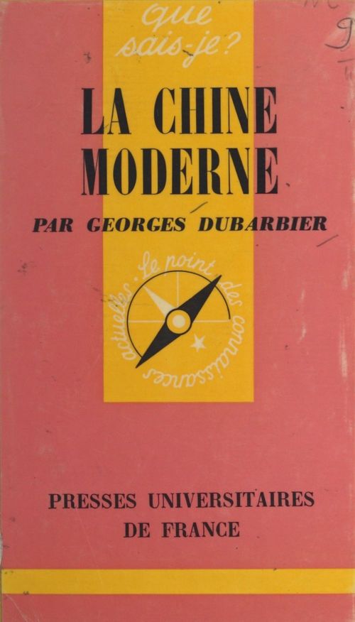 Couverture ebook de La Chine moderne, de Georges Dubarbier