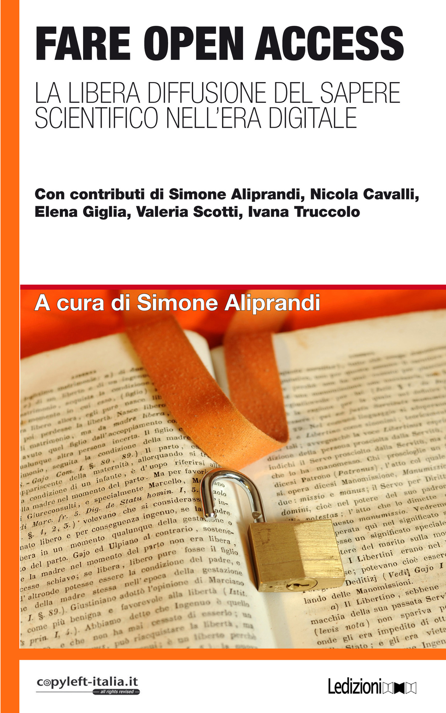 Couverture ebook de Fare Open Access, de Collectif