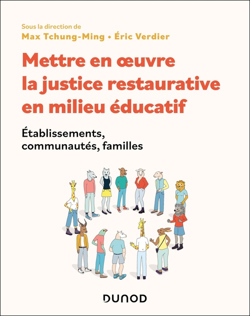 Couverture ebook de Mettre en oeuvre la justice restaurative en milieu éducatif, de