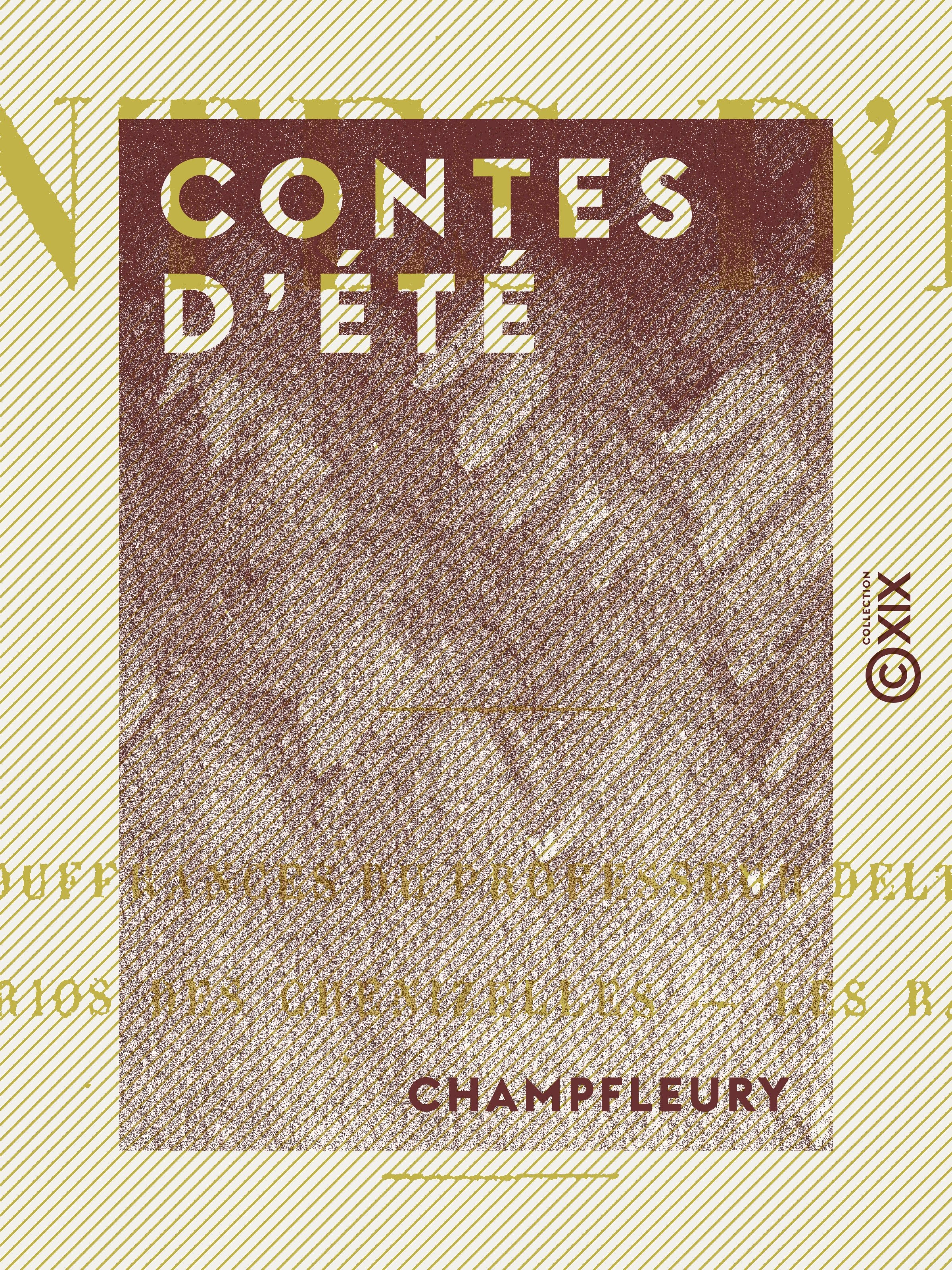 Couverture ebook de Contes d'été, de Champfleury