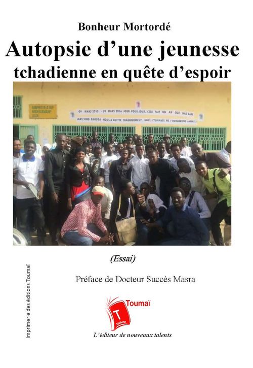 ebook cover of Autopsie d'une jeunesse tchadienne en quête d'espoir, by Bonheur Mortorde