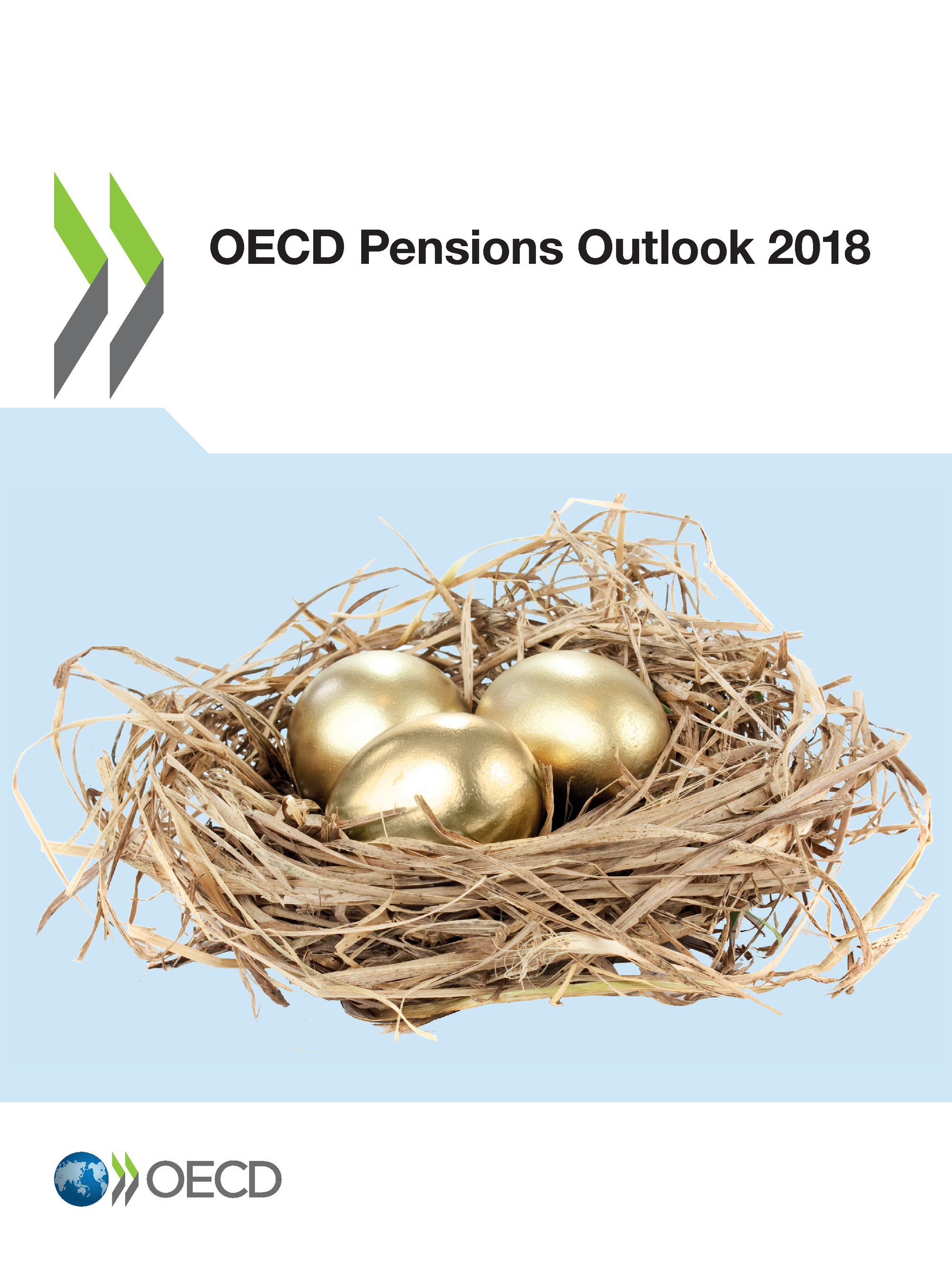 Couverture ebook de OECD Pensions Outlook 2018, de Collectif