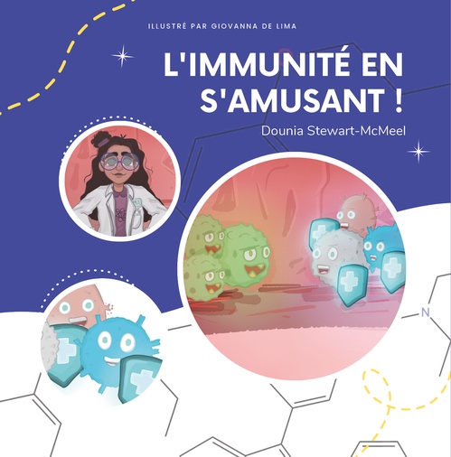Couverture ebook de L'immunité en s'amusant !, de Dounia Stewart-Mcmeel