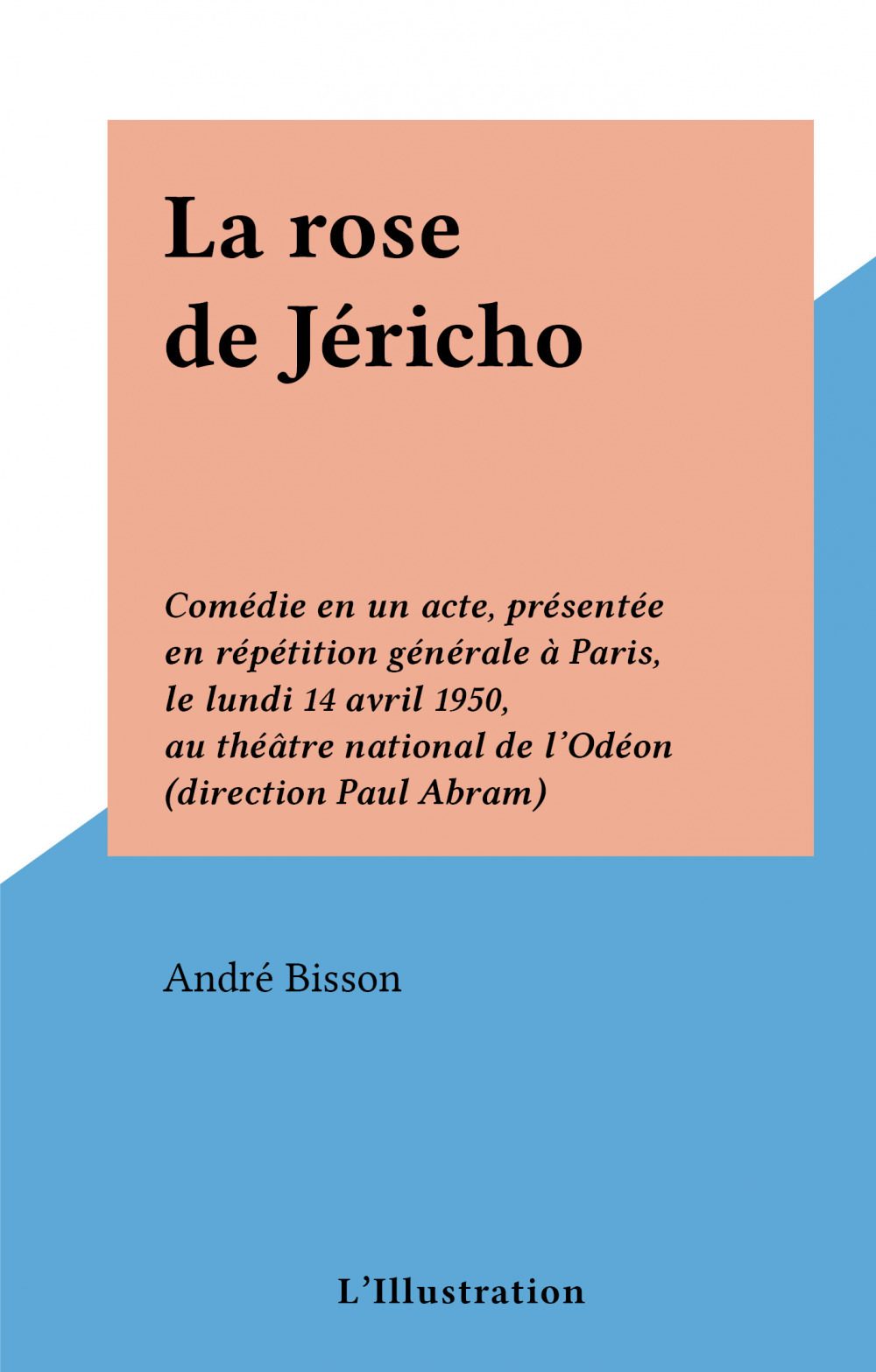 Couverture ebook de La rose de Jéricho, de Andre Bisson