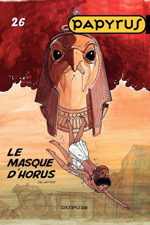 Couverture ebook de Papyrus - Tome 26 - Le masque d'Horus, de Lucien De gieter
