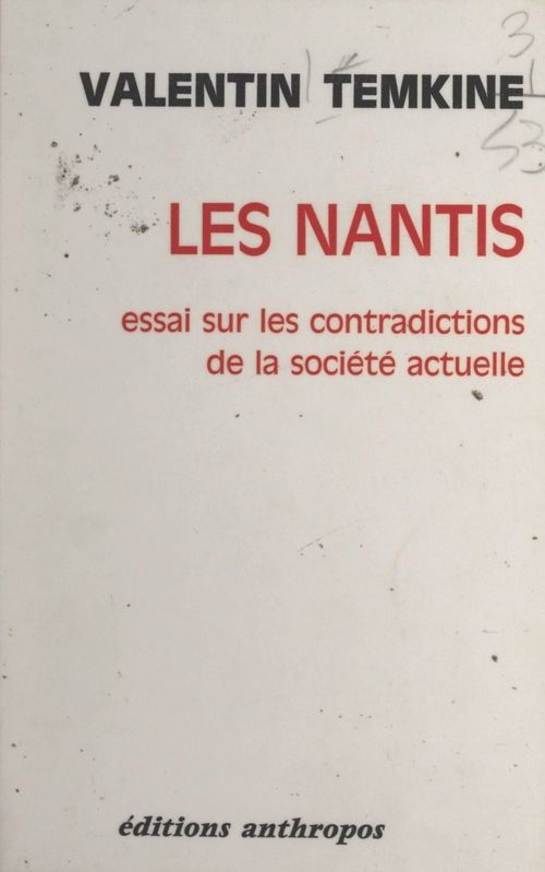 Couverture ebook de Les nantis, de Valentin Temkine