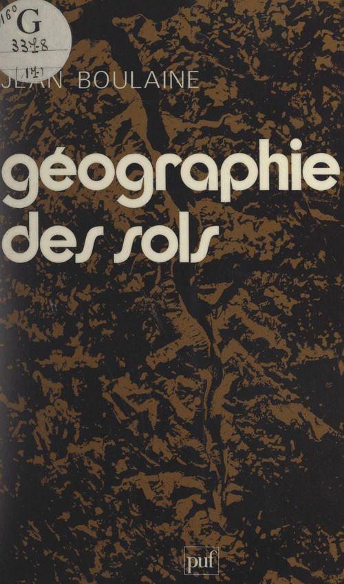 ebook cover of Géographie des sols, by Jean Boulaine