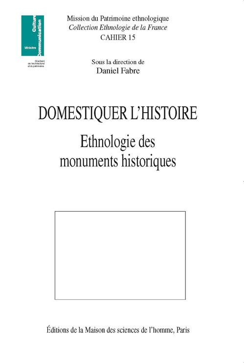 Couverture ebook de Domestiquer l´histoire, de