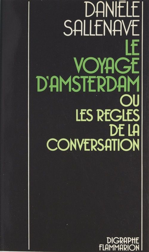 Couverture ebook de Le voyage d'Amsterdam, de Danièle Sallenave