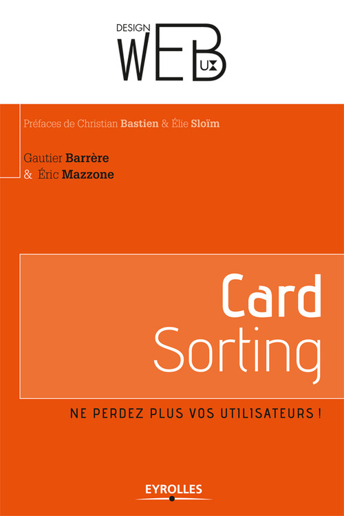 Couverture ebook de Card Sorting, de Gautier Barrère, Eric Mazzone