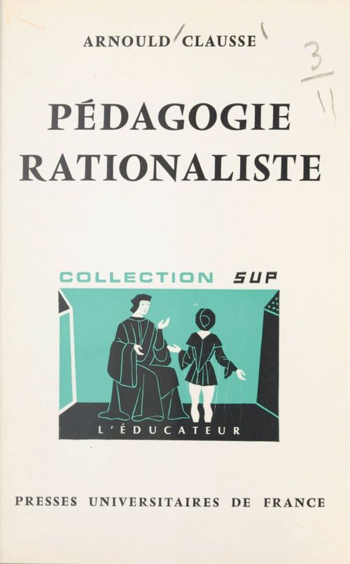 ebook cover of Pédagogie rationaliste, by Arnould Clausse