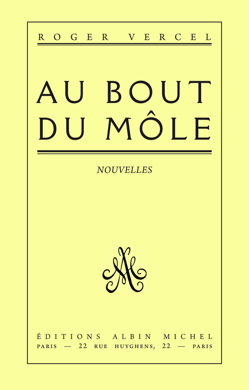 ebook cover of Au bout du môle, by Roger Vercel