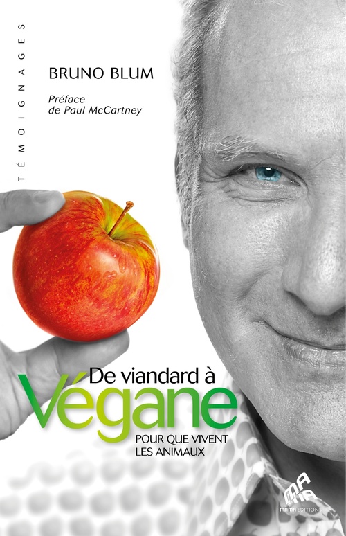 ebook cover of De viandard à végane, by Bruno Blum