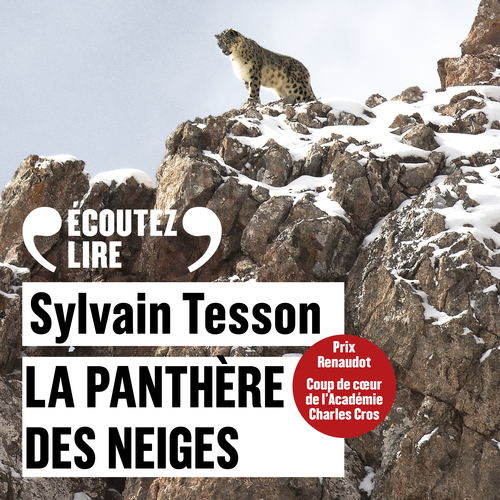 Couverture audiobook de La panthère des neiges, de Sylvain Tesson