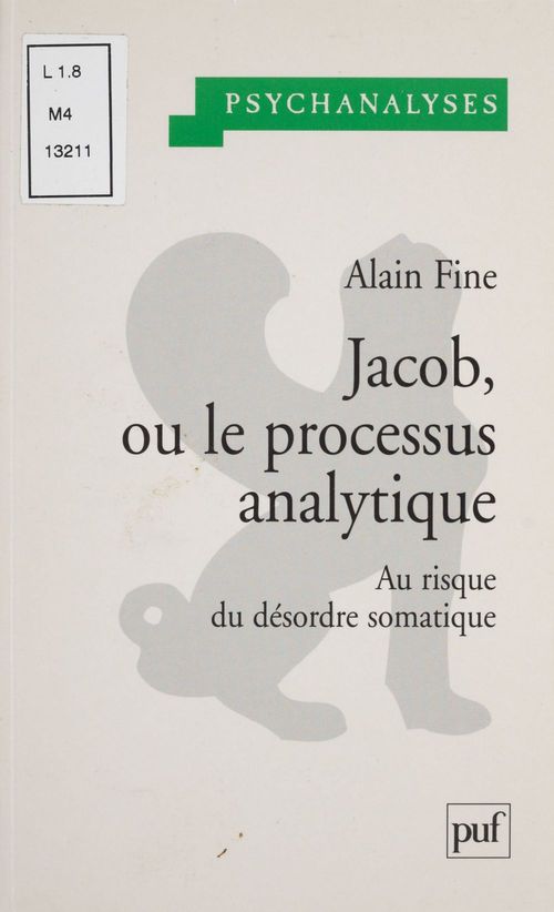 Couverture ebook de Jacob ou Le processus analytique, de Fine Alain