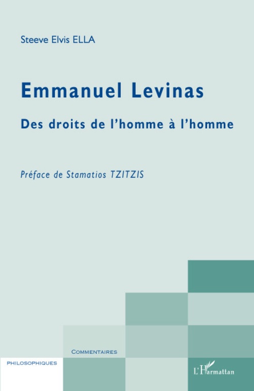 ebook cover of Emmanuel Levinas, by Steeve elvis Ella