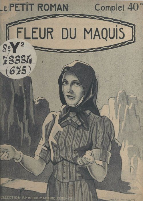 Couverture ebook de Fleur du maquis, de Maria Jean