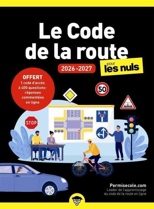 ebook cover of Le Code de la route 2026-2027 pour les Nuls, by Permisecole.com
