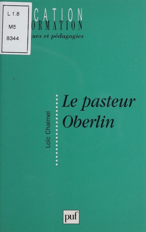 Couverture ebook de Le Pasteur Oberlin, de Loïc Chalmel