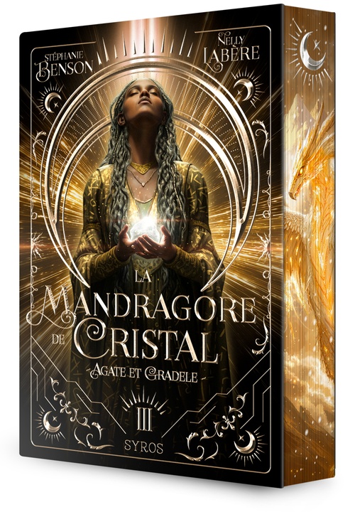 Couverture ebook de La mandragore de cristal - Tome 03 Agate et Gradele, de Stéphanie Benson, Nelly Labère