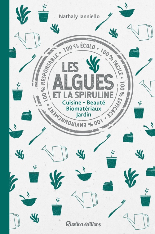 Couverture ebook de Les algues et la spiruline, de Nathaly Ianniello