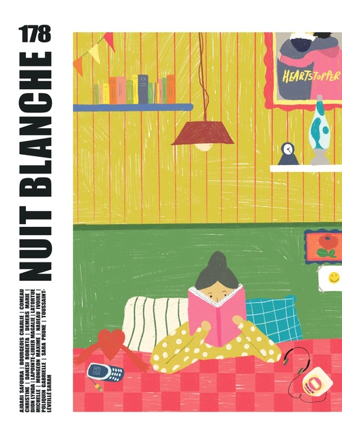ebook cover of Nuit Blanche. No. 178, Été 2026, by Emmanuelle Lescouet, Marie Demers, Michelle Latortue, Gabrielle Poliquin, Lynda Dion, Maxime Mongeon, Safoura Ajdari