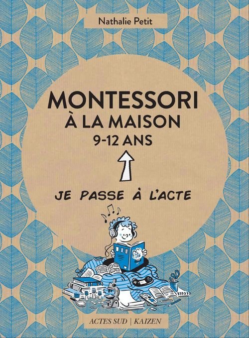 Couverture ebook de Montessori à la maison - 9-12 ans, de Nathalie Petit
