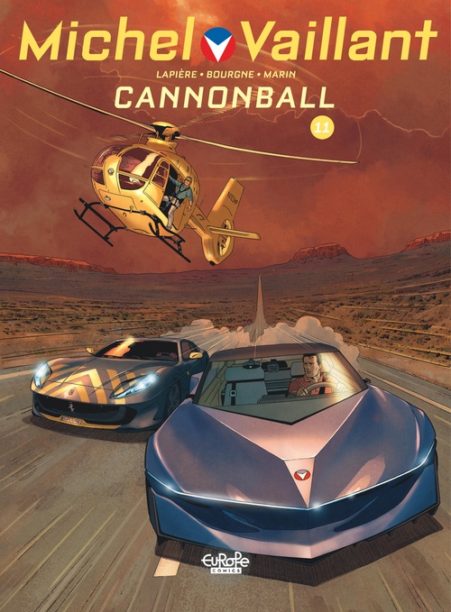 ebook cover of Michel Vaillant - Volume 11 - Cannonball, by Denis Lapière