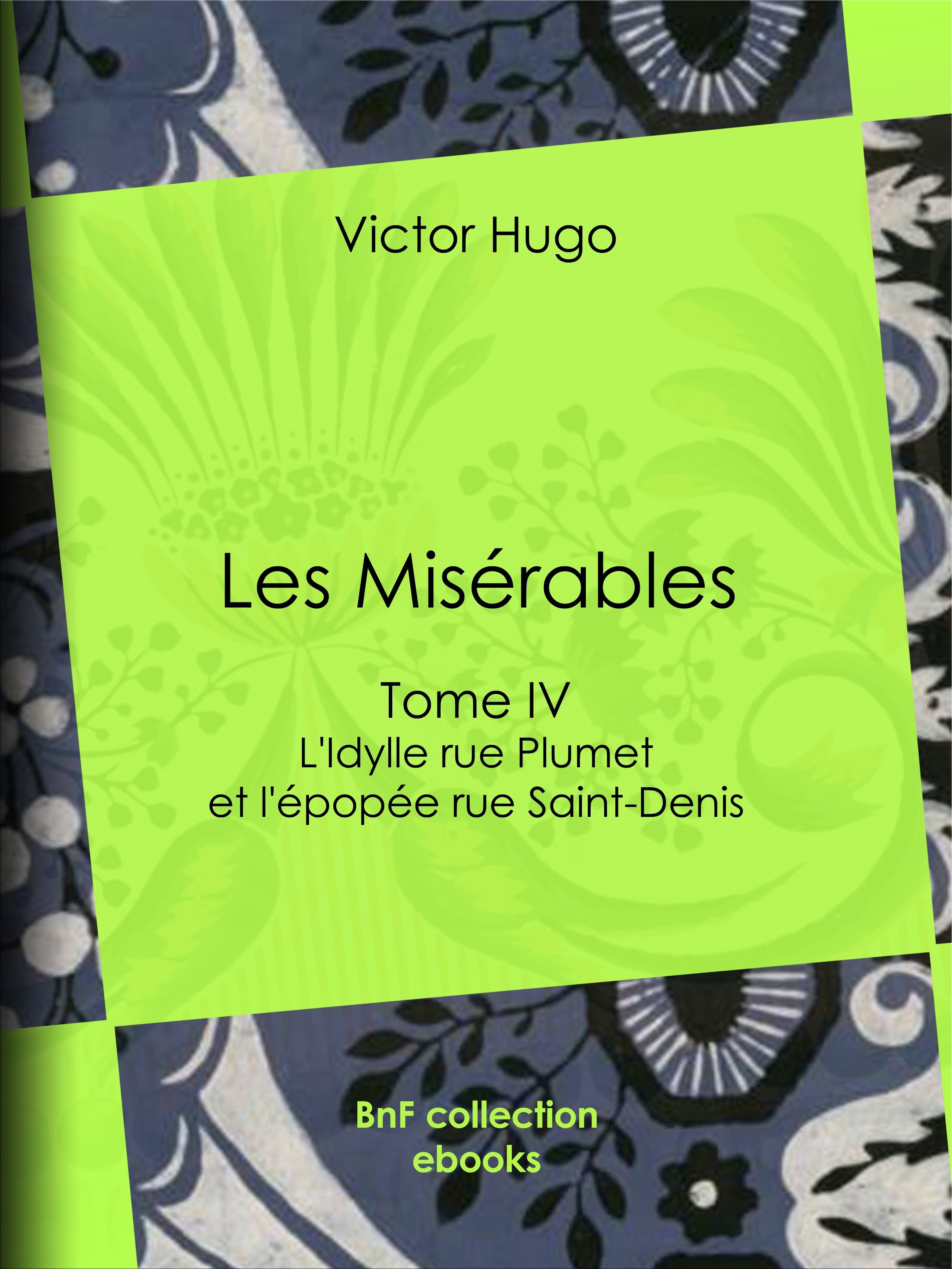 ebook cover of Les Misérables, by Victor Hugo