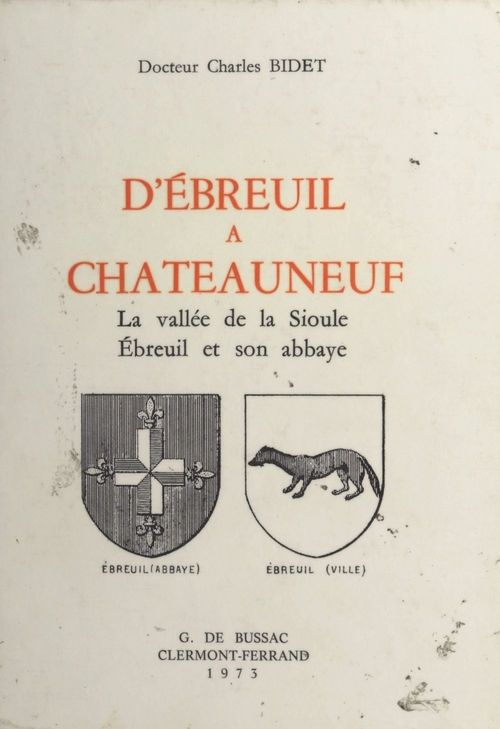 Couverture ebook de D'Ébreuil à Châteauneuf, de Charles Bidet