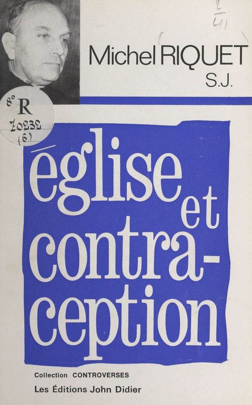 Couverture ebook de Église et contraception, de Michel Riquet