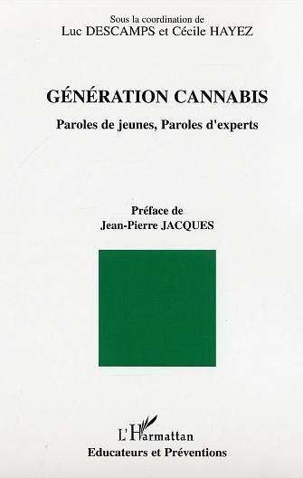 ebook cover of Génération cannabis, by Collectif, Luc Descamps, Cécile Hayez