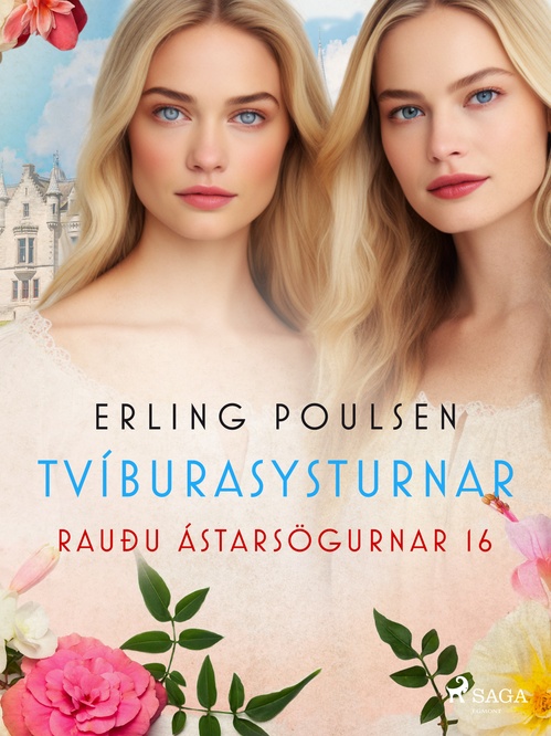 ebook cover of Tvíburasysturnar (Rauðu ástarsögurnar 16), by Erling Poulsen