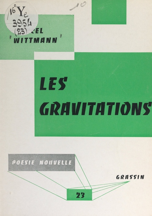 ebook cover of Les gravitations, by Marcel Wittmann