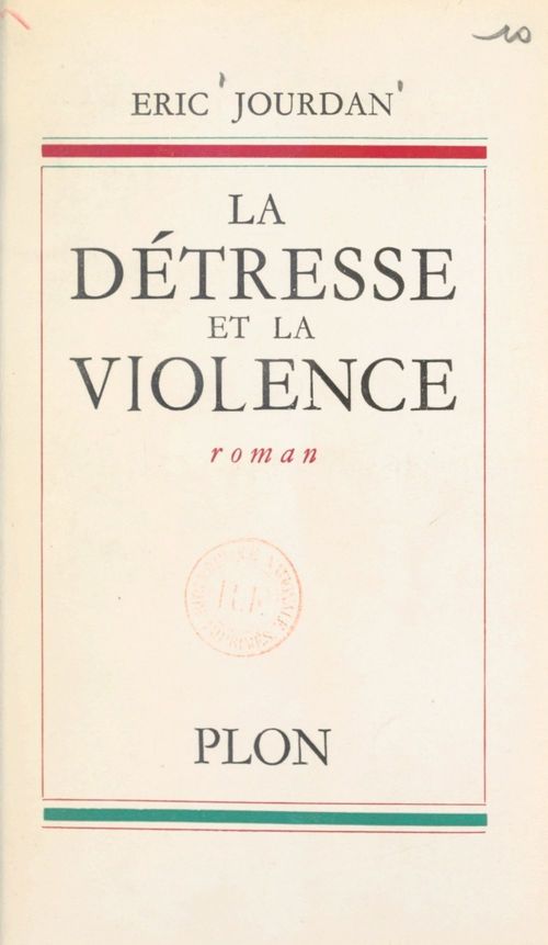 Couverture ebook de La détresse et la violence, de Éric Jourdan